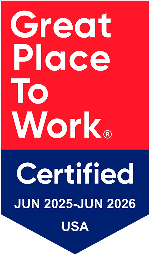 Certified Great Place to Work: June 2025 - June 2026
