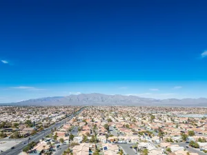 An aerial view of North Las Vegas