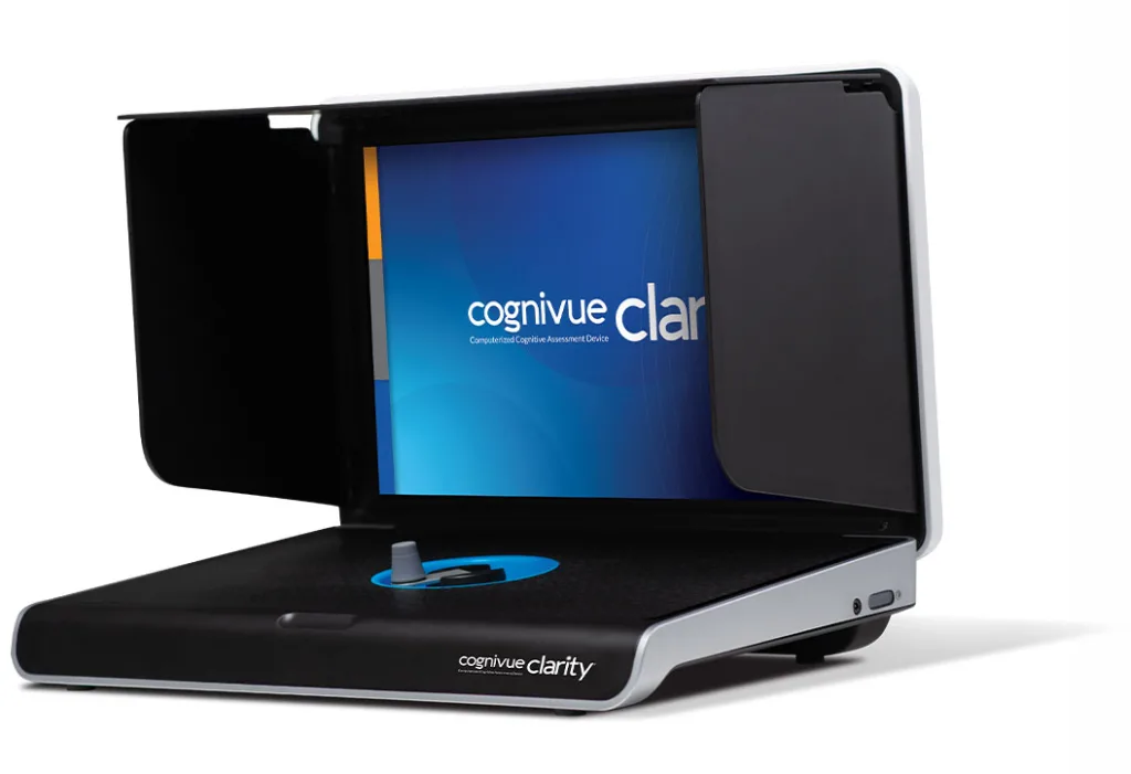 cognivue clarity assessment tool for use in traumatic brain injury (TBI) assessment